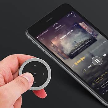 Kablosuz Bluetooth Medya Uzaktan Kumanda Butonu Araba Motosiklet Bisiklet 