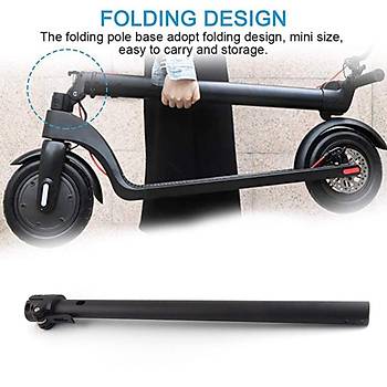 M365 Elektrikli Scooter İçin Katlanır dikey Çubuk Standpipe kutup