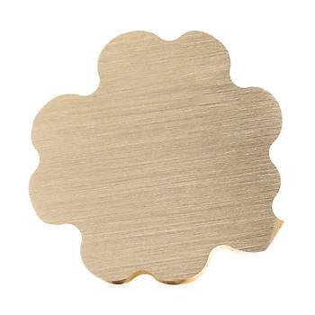 Bo� Mum M�h�r Pirin� Damga Ba�l��� Yonca Yapra�� �eklinde 26x26mm