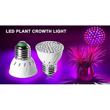Tam Spektrum 60 Led Bitki iek Bytme Hidroponik Aydnlatma 