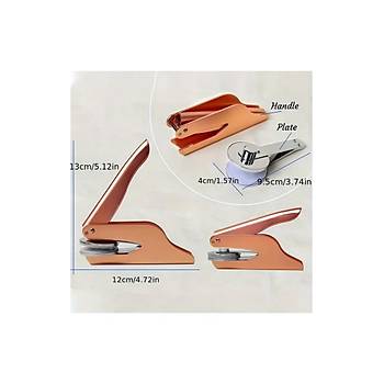 So�uk M�h�r Kabartma Damga �elik Bask� Presi Rosegold Renk