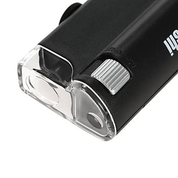 Mikroskop Byte 60X-100X Ayarlanabilir LED ve UV Ik Telefona Monte