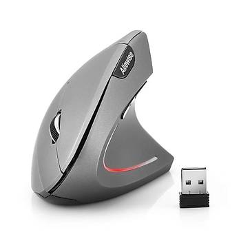 2.4GHz Kablosuz Dikey Fare Ergonomik Tasarım Siyah Renk Alfawise