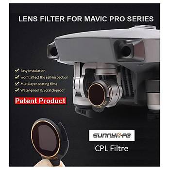 Dji Mavic Pro Kamera Ýçin Kýzaklý Upgrade Versiyon Optik Lens Filtre CPL