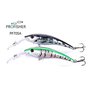 PROFISHER 2 Renk Set 2 Kanca Sahte Balık Yem 15,6 gr 12 cm Long Jaw A