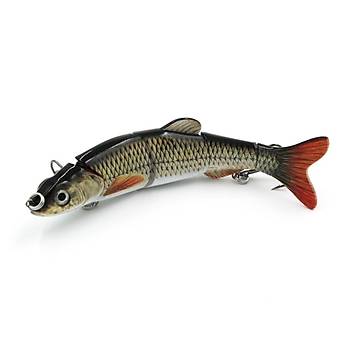 PROFISHER 5 Eklemli Sert Yapay Sahte Balık Yem 40 gr 15 cm