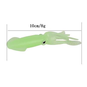 PROFISHER 3 Renk Set Silikon Sahte Kalamar Fosforlu Yem 10 cm 8 gr 