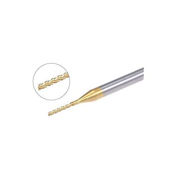 PCB Mini Karbür Freze Kesici 0.8-3.175mm 10 lu Set 3.175mm Shank