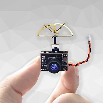 Yarış Dron FPV Kamera Seti 5.8Ghz 40CH 25mW Verici 600TVL Kamera 