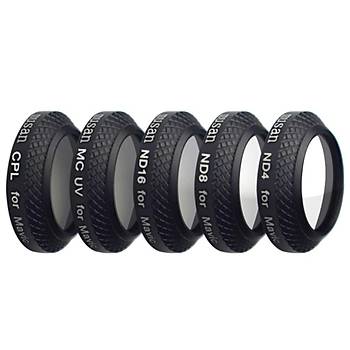 DJI Mavic Pro Lens Filtre Set Ultra Yüksek Çözünürlüklü UV + CPL + ND4 + ND8 + ND16 
