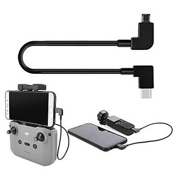 DJI Mavic Air 2 USB Tip C den Android Telefona OTG Veri Kablosu