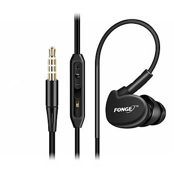 FONGE S500 mikrofonlu kulak içi spor kulaklýk