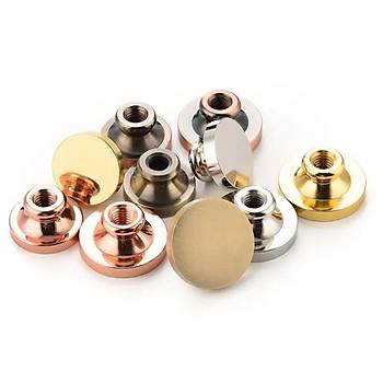 Boş Mum Mühür Bronz Damga Kafası Yuvarlak 30mm Bronz