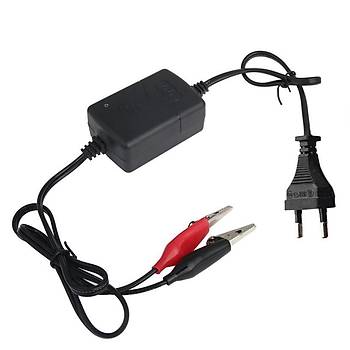 Araç Motosiklet 12V 1.3A Akıllı Kompakt Akü Şarj Taşınabilir Mini Boyutlu 