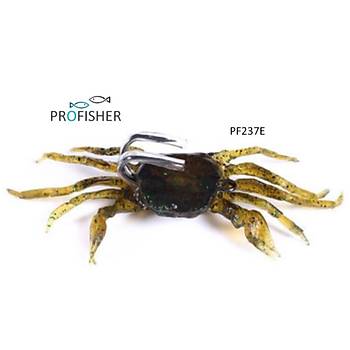 PROFISHER Silika Jel Kurşunlu Sahte Yengeç Yem 10 cm 30 gr Model E