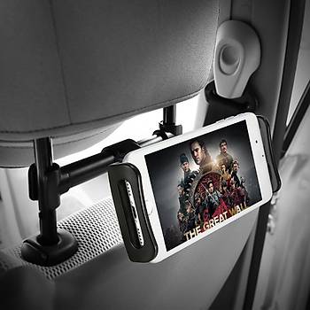 360° Döner Araç Arka Koltuk Tablet/Telefon  Tutucu Ayarlanabilir Stand GUSGU