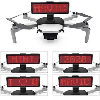 DJI Mavic Mini Bluetooth LED Ekran Matris Modl Mesaj Tabelas