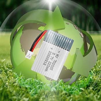Lipo Pil 3.7V 220mAh 20C Dron ve RC Model Bataryas HX2.54 Soket