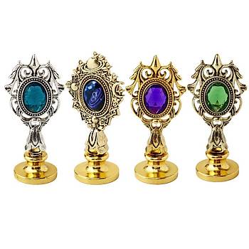 Kraliyet Mor Tal Dkm Metal Mum Mhr Sap Antik Gold 
