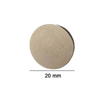 Mühürcüm Mühür Mumu Damga 20 mm Yuvarlak Kumlu Boş Pirinç Kafa + Ahşap Sap R5799K20