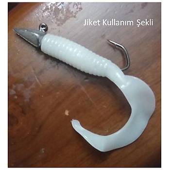 PROFISHER 3 Renk 15 li Set 5 cm Jiket ��ne ��in Silikon Sahte Yem