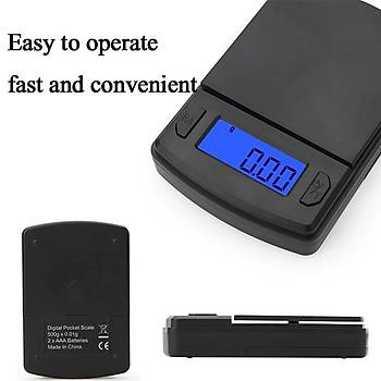 Mini LCD Elektronik Cep Terazi Max 200gr 0.01gr Hassasiyet