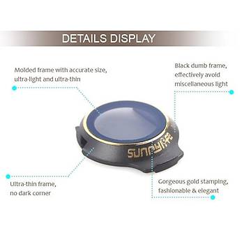 DJI Mavic Pro Platinum Kamera ��in K�zakl� Optik Lens 4 l� Filtre Set MCUV / CPL / ND4 / ND8 