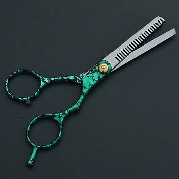 Clipper Berber Makas Seti 6 inç Kesme ve İnceltme Salon Kuaförlük Şekillendirici 