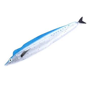 PROFISHER Tuna Avı Lacivert Silikon Sahte Balık Yem 32 cm 76 gr 