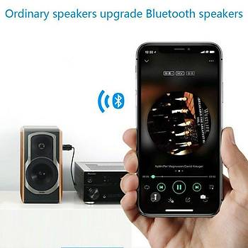 USB Bluetooth V5.0 Verici Alıcı Aux Ses ve Müzik Amplifikatörü 