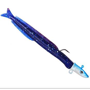 PROFISHER 5 Renk Silikon Yapay Metal Kafal� Yem 12,5 cm 13,9 gr