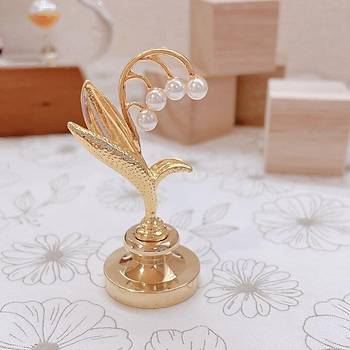Mum M�h�r Damga Kolu Premium Metal �an Orkidesi Gold