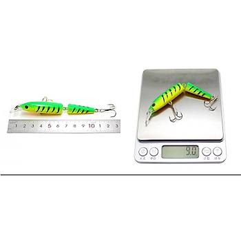PROFISHER 2 Renk Levrek Avcısı Zoka Sert Yapay Yem 9 gr 10,5 cm 2 Eklem