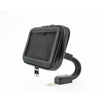Motosiklet Aynasına Monte Telefonu Tutucu Su Geçirmez Kılıf 150*85mm