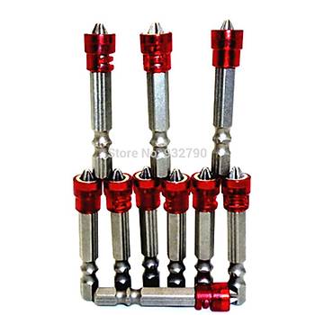 PH2 Manyetik Matkap Tornavida 50mm Uzatma U  1/4 Hex Shank  