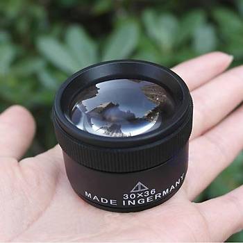 30X36 Optik Metal Büyüteç Çift Cam Zeiss Lens Alman Profesyonel Ürün 