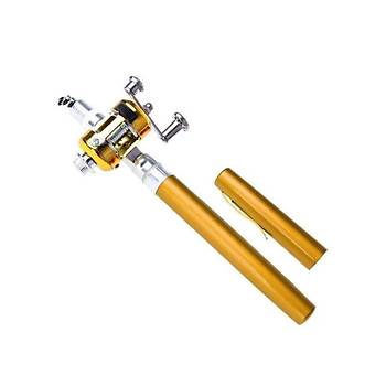 Süper Mini Cep Kalem Olta 23 cm Karbon/Alüminyum Kamp Seyahat