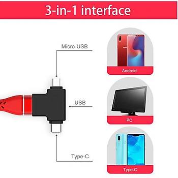 Dijital Kulak Temizleme USB Endoskop Kamera Mikro USB-C Android Windows