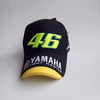 Yamaha Kasket Rossi VR46 MOTO GP Şapkası 3D İşlemeli 