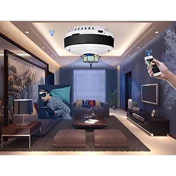360° Panoramik IP WiFi 960P PTZ Kamera İki Yönlü Ses SD Kart Yuvası