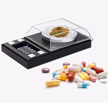 0.001g/50g Dijital Hassas Tart LCD Byk Ekran Otomatik Kapanma