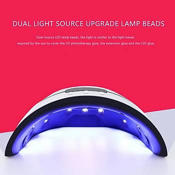 36W UV LED Jel Trnak Kurutucu Kzltesi Alglama LCD Ekran Akll Zamanlayc 