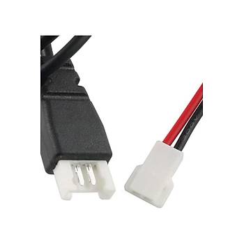 Lipo Pil 3.7V 550mAh 25C Dron ve RC Model Bataryas HX2.54 Soket