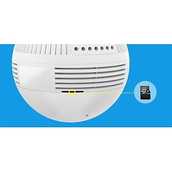 360 Panoramik Ampul IP Kamera PTZ 960P WiFi Kablosuz Hareket Alglama 