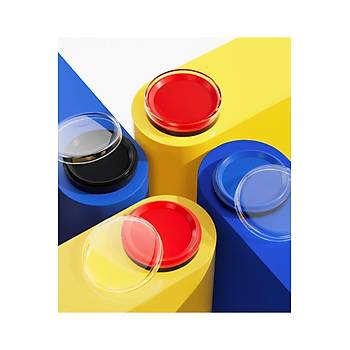 Siyah M�rekkepli Yuvarlak Bask� Pedi 8cm Istampa Ofis Su Bazl�