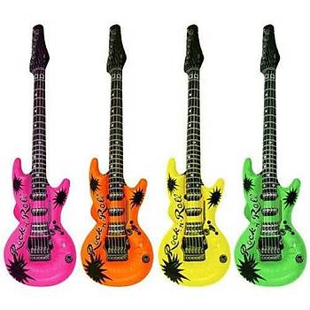 Gitar Balon Parti Kutlama Doğumgünü Oda Süsüleme