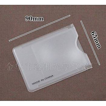 3X �nce Kart B�y�te� PVC Plastik �effaf