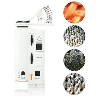 60X 100X UV LED I��kl� Mikroskop B�y�te� Cep Telefon Klipsli 