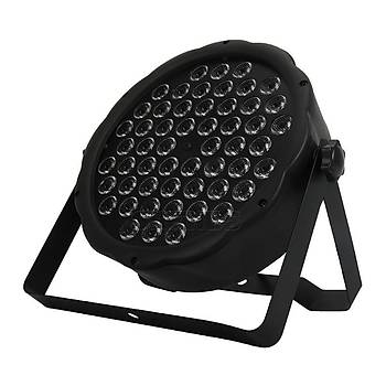 54 LED UV Mor Sahne Işık DMX 8 Kanal Ultraviyole Strobe Projeksiyon Lamba