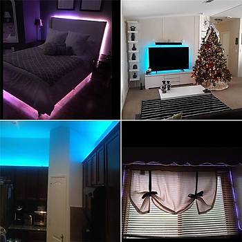 Esnek erit LED Strip Yeil Renk 12V 5M 300 Led SMD 3528 2835 Diyot 
